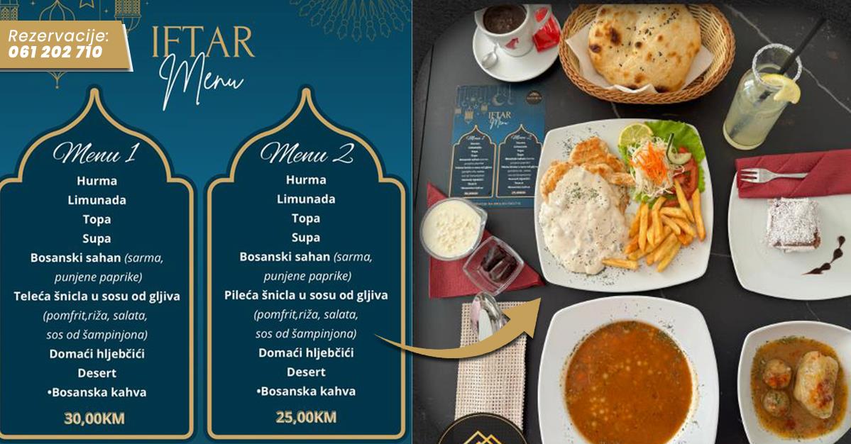 Alegria iftar menu
