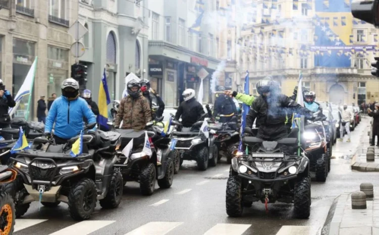 Pogledajte defile quadova kroz Sarajevo povodom Dana nezavisnosti Bosne i Hercegovine