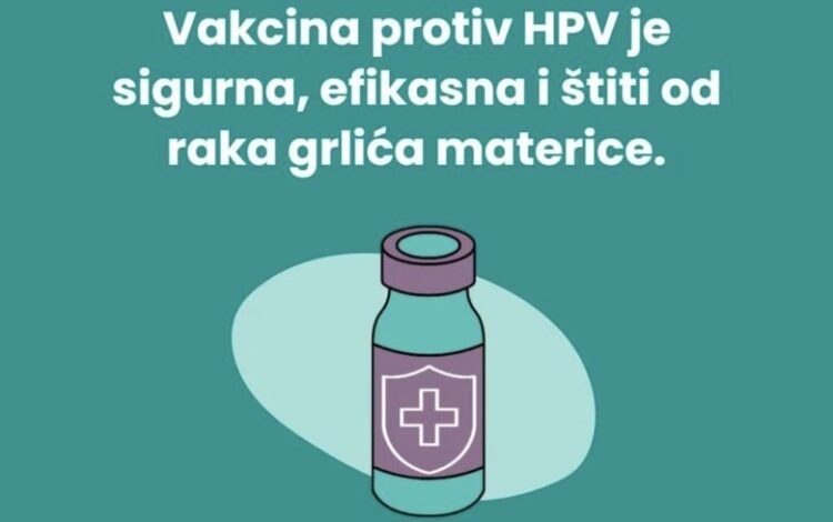 Obavijest o proširenju dobnih skupina za vakcinaciju protiv HPV-a