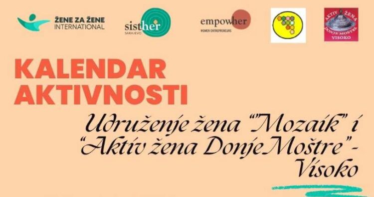 Udruženje žena „Mozaik” i Aktiv žena „Donje Moštre” organizuju predavanje i uličnu akciju
