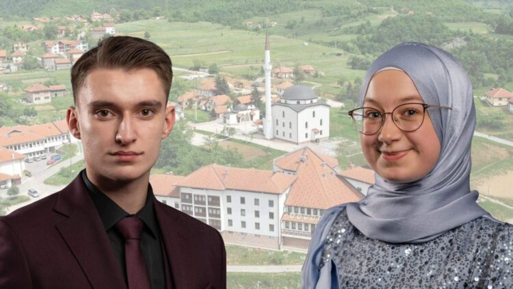Hafiz Madžid Aganhodžić i Ajna Malagić učenici generacije Medrese “Osman-ef. Redžović” Visoko