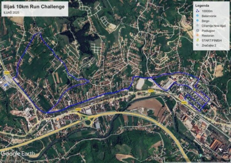 Veliki sportski događaj u Ilijašu: Prva ILIJAŠ 5K & 10K RUN CHALLENGE utrka 28. juna 2025