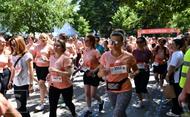 Sarajevo: 8. dm ženska utrka na Vilsonovom šetalištu
