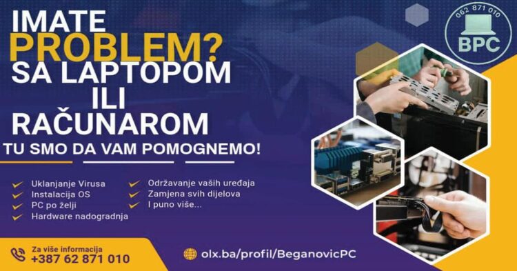Servis računara i laptopa s povjerenjem: Beganović PC Ilijaš