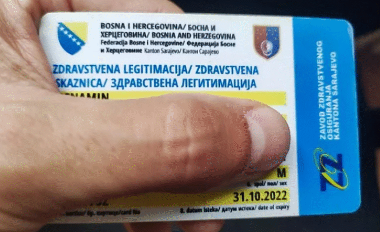 U Kantonu Sarajevo od danas možete online putem predati zahtjev za zamjenu elektronske zdravstvene knjižice