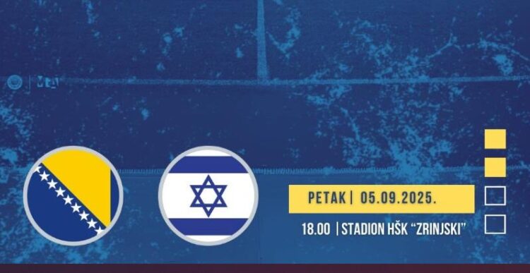 Izraelski nogometaši sutra gostuju u Mostaru, policija zabranila prisustvo navijača