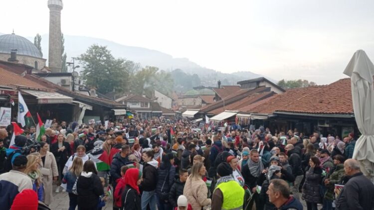 U Sarajevu protest ‘BiH za slobodnu Palestinu’