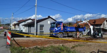 Općina nastavlja s ulaganjem u infrastrukturu: U toku radovi na novoj saobraćajnici u centru Ilijaša