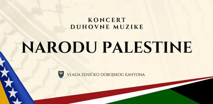 Koncert podrške palestinskom narodu u Zenici