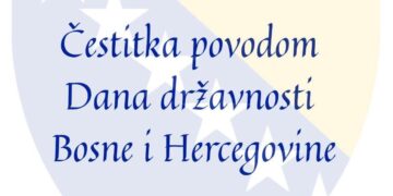 Čestitka načelnika Dovadžije i predsjedavajućeg Bumbulovića povodom Dana državnosti BiH