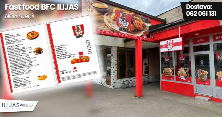 Novi izbor jela u Fast foodu BFC Ilijaš