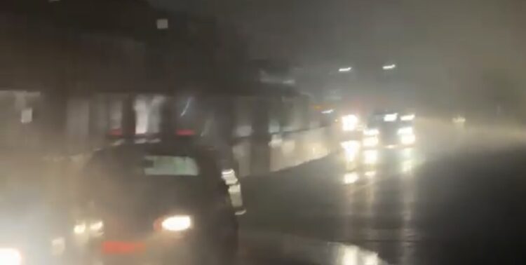 S lica mjesta: Veliki odron na Nišićima, prolomio se potporni zid, obustavljen saobraćaj