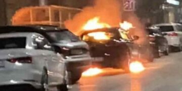 U Vogošći gorio automobil, izvršen uviđaj