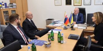 Službena posjeta ambasadora Slovačke Republike ministru zdravstva KS