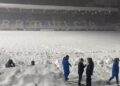 Grbavica okovana snijegom: Nemogući uslovi za odigravanje utakmice