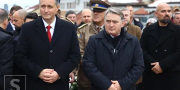Položeno cvijeće na Kovačima, obratili se Komšić i Bećirović: “BiH je neuništiva i višestoljetna”