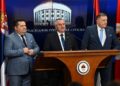 Obustavljena istraga protiv Dodika, Viškovića i Stevandića za napad na ustavni poredak BiH