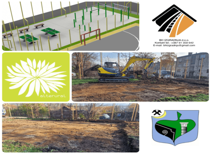 U Brezi na igralištu Partizan počinje nova faza uređenja: Postavljaju se stolovi za stoni tenis i sprave za vježbanje