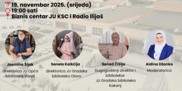 Panel „Biblioteka Ilijaš: od ispostave do centra znanja“ 19. novembra u Biznis centru