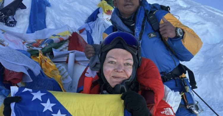 Visočanka Aida Peko postala prva bh. planinarka koja se popela na vrh Manaslu
