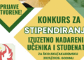 Konkurs za stipendiranje izuzetno nadarenih učenika i studenata u školskoj/akademskoj 2025/2026. godini