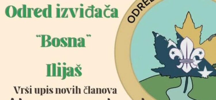 Odred izviđača “Bosna” Ilijaš vrši upis novih članova