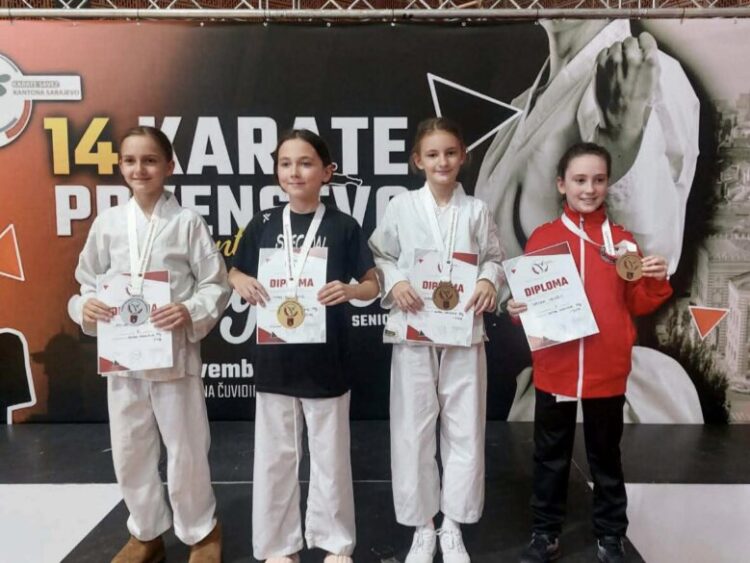 Nove medalje za KK “Rašid Buća” na 14. Karate prvenstvu Kantona Sarajevo