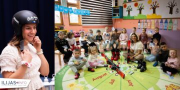 Najbolja bh. skijašica Elvedina Muzaferija posjetila vrtić Behar u Lješevu i obradovala mališane (FOTO)
