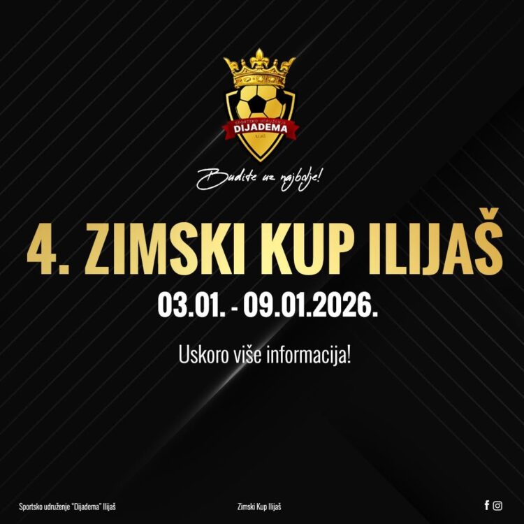Najavljen 4. Zimski kup Ilijaš 2026: Futsal spektakl od 3. do 9. januara