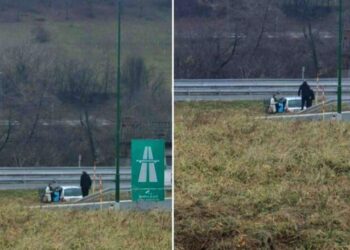 Na ulazu u Vogošću: Automobil sletio s ceste