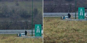 Na ulazu u Vogošću: Automobil sletio s ceste