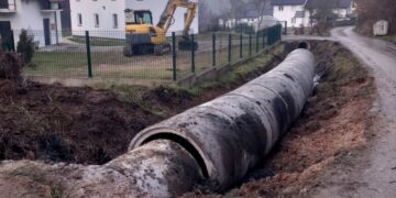 U toku radovi na regulaciji korita Biočkog potoka u naselju Bioča