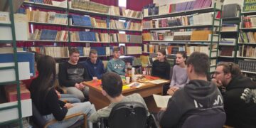 Novogodišnje druženje u biblioteci