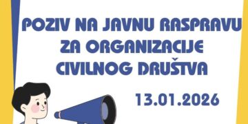 Poziv organizacijama civilnog društva na javnu raspravu