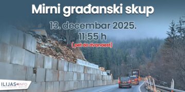 Najavljen miran građanski skup zbog bezbjednosti u saobraćaju na Nišićima