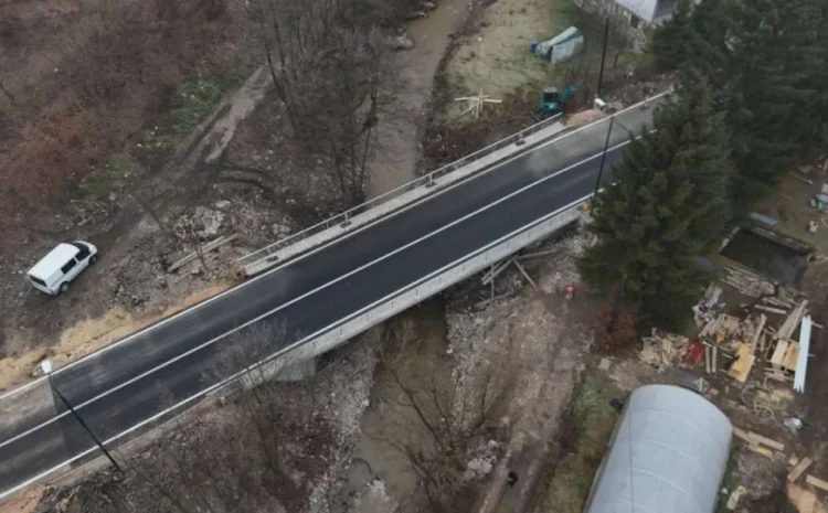 Most preko rijeke Ljubine na dionici Olovo – Semizovac ponovo u funkciji: Omogućen dvosmjerni saobraćaj