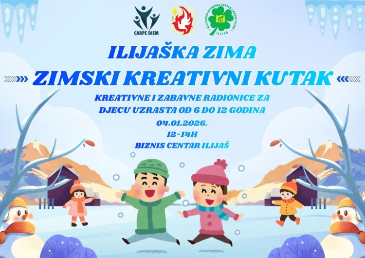 Kreativna zimska čarolija za djecu: Zimski kreativni kutak u Ilijašu