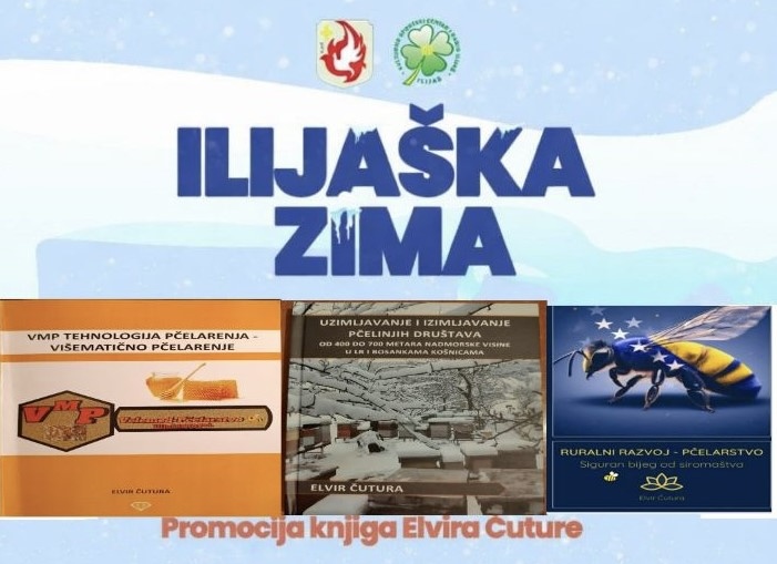 Sutra u Ilijašu promocija knjiga istaknutog pčelara i autora Elvira Čuture