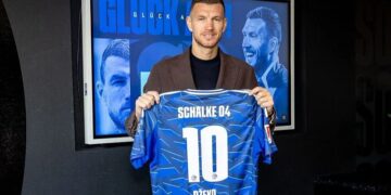 Edin Džeko sa brojem 10 predstavljen u Šalkeu