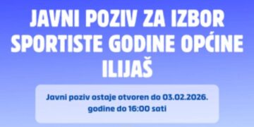 Javni poziv za “Izbor sportiste godine općine Ilijaš”