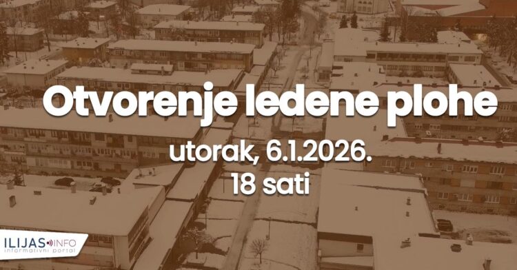 Večeras u 18 sati otvorenje Ledene plohe u Ilijašu
