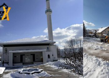 Firma Pelex d.o.o. besplatno očistila harem i parking džamije u Podlugovima