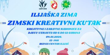 Kreativna zimska čarolija za djecu: Zimski kreativni kutak u Ilijašu