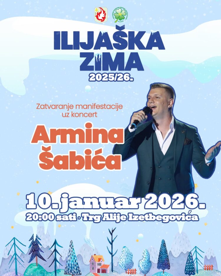 Večeras zatvaranje „Ilijaške zime“ uz koncert Armina Šabića