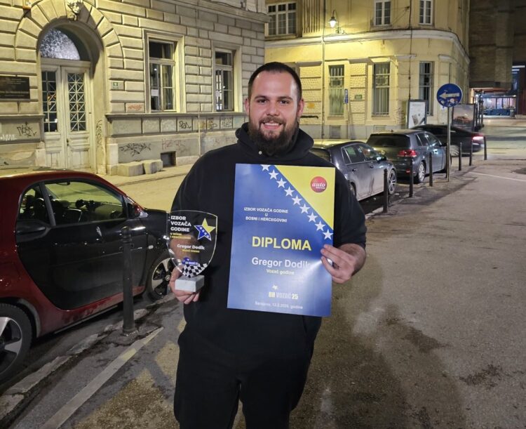 Gregor Dodik iz Vareša proglašen BH Vozačem godine za sezonu 2025