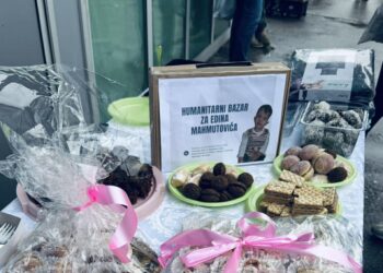 Na današnjem humanitarnom bazaru za Edina Mahmutovića prikupljeno 930 KM