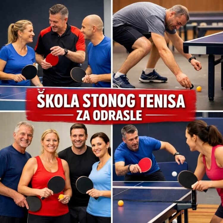 Stonoteniski klub „Hašim Spahić“ Ilijaš: Upis u Školu stonog tenisa za odrasle