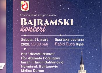 Bajramski koncert u Ilijašu: Večer duhovne muzike i zajedništva u dvorani „Rašid Buća“