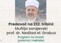 Muftija Nedžad ef. Grabus 11. marta predavač na tribini u džamiji Podlugovi