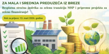 Javni poziv za preduzeća iz Breze: Besplatna stručna podrška za zelenu tranziciju